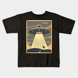 ufo encounter Kids T-Shirt